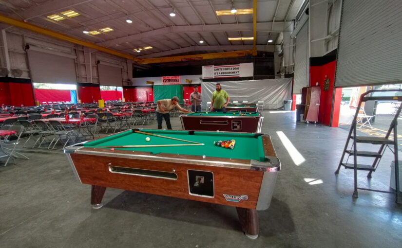 Pool tables in the bawl room at 360 MALL  Pool table, Entertaining,  Billiard table