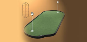 Portable Putting Green 4×10