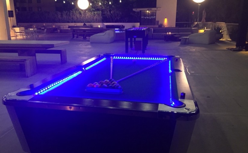 LED Pool Table