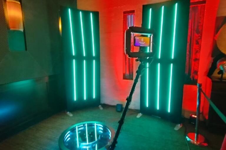 LED 360 Photo Booth Rental